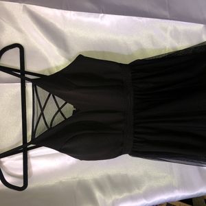 Black cocktail dress